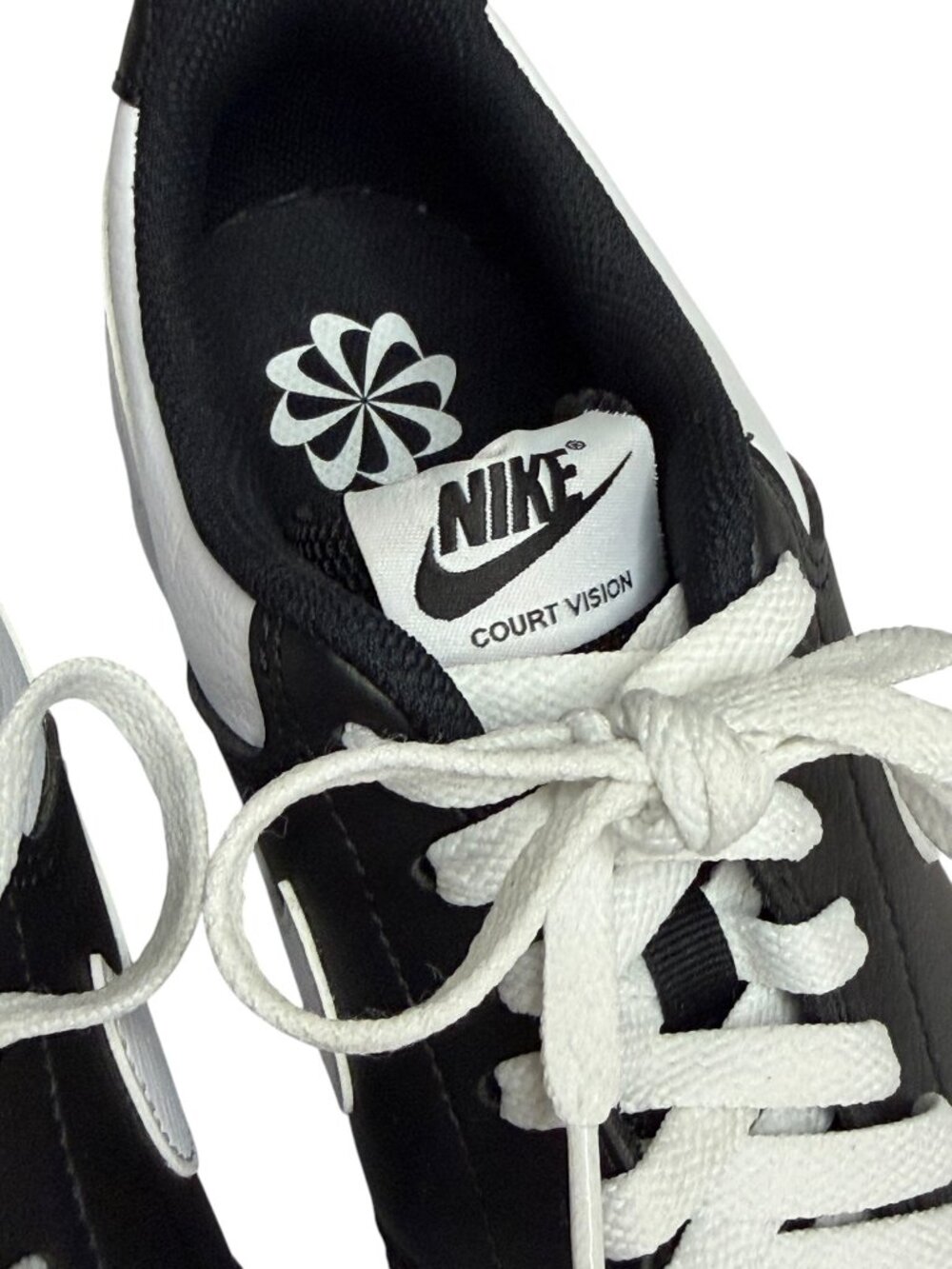 Nike Court Vision Low Next Nature Sneakers Tennis Shoes Women Panda 11 NWOT - Picture 5 of 13